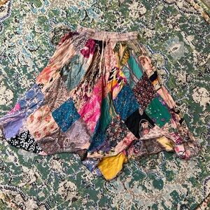 Gypsy Patchwork Skirt | Sz s/m